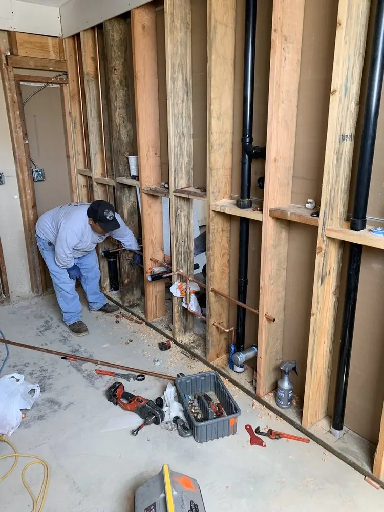 Commercial rough-in plumbing for Trenchless Sewer Repair in Fair Haven